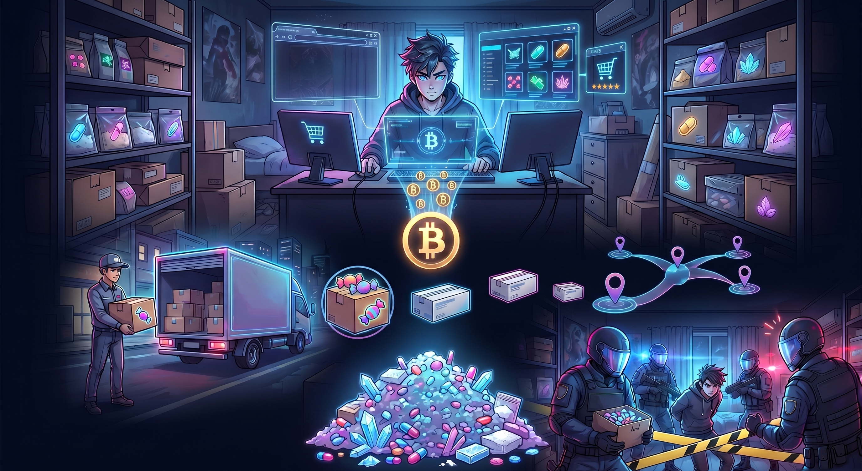 Shiny Flakes: un Imperio de Drogas Desde un Dormitorio
